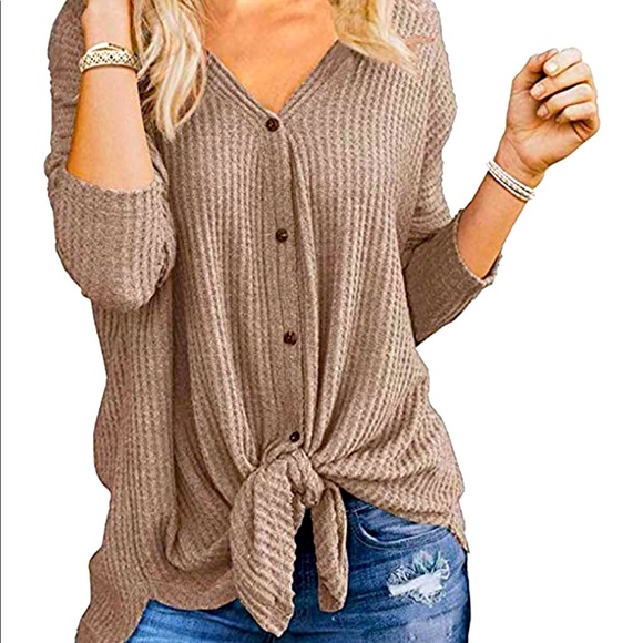 Tops - Tie-Front Shirts - Lot of 2